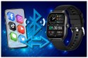SMARTWATCH UNISEX RUBICON RNCF03 - ROZMOWY BLUETOOTH, ALWAYS ON DISPLAY (SR049E)