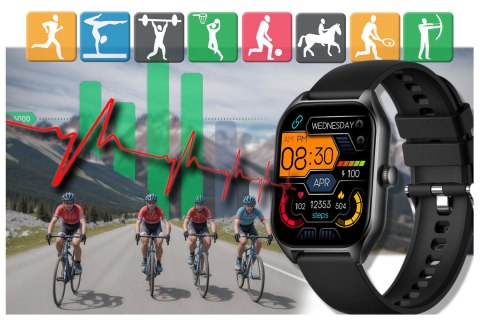 SMARTWATCH UNISEX RUBICON RNCF03 - ROZMOWY BLUETOOTH, ALWAYS ON DISPLAY (SR049E) SMARTWATCH UNISEX RUBICON RNCF03 - ROZMOWY BLUETOOTH, ALWAYS ON DISPLAY (SR049E)