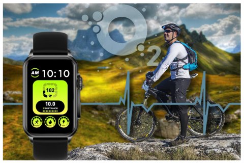 SMARTWATCH UNISEX RUBICON RNCF06 - TRYBY SPORTOWE, PULSOKSYMETR (SR051A) SMARTWATCH UNISEX RUBICON RNCF06 - TRYBY SPORTOWE, PULSOKSYMETR (SR051A)