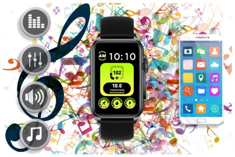 SMARTWATCH UNISEX RUBICON RNCF06 - TRYBY SPORTOWE, PULSOKSYMETR (SR051A) SMARTWATCH UNISEX RUBICON RNCF06 - TRYBY SPORTOWE, PULSOKSYMETR (SR051A)