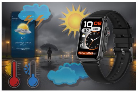 SMARTWATCH UNISEX RUBICON RNCF06 - TRYBY SPORTOWE, PULSOKSYMETR (SR051A) SMARTWATCH UNISEX RUBICON RNCF06 - TRYBY SPORTOWE, PULSOKSYMETR (SR051A)
