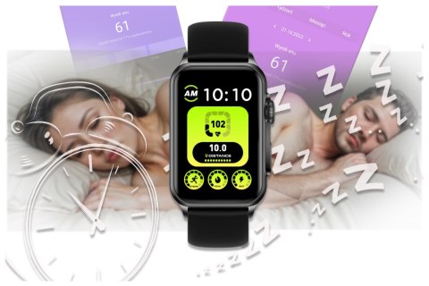 SMARTWATCH UNISEX RUBICON RNCF06 - TRYBY SPORTOWE, PULSOKSYMETR (SR051A) SMARTWATCH UNISEX RUBICON RNCF06 - TRYBY SPORTOWE, PULSOKSYMETR (SR051A)
