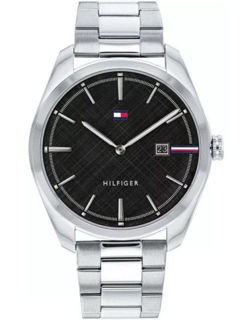 KLASYCZNY ZEGAREK MĘSKI TOMMY HILFIGER THEO 1710440 + BOX KLASYCZNY ZEGAREK MĘSKI TOMMY HILFIGER THEO 1710440 + BOX