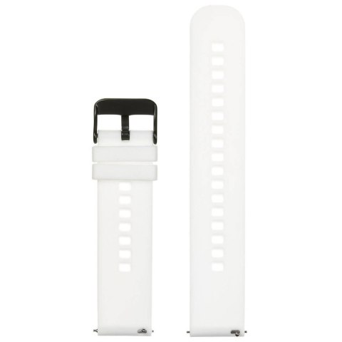 PASEK GUMOWY DO ZEGARKA U27 - BIAŁY/CZARNY - 22MM PASEK GUMOWY DO ZEGARKA U27 - BIAŁY/CZARNY - 22MM