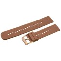 PASEK GUMOWY DO ZEGARKA U27 - BRĄZOWY/ROSEGOLD - 18MM