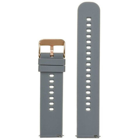 PASEK GUMOWY DO ZEGARKA U27 - CIEMNY SZARY/ROSEGOLD - 22MM PASEK GUMOWY DO ZEGARKA U27 - CIEMNY SZARY/ROSEGOLD - 22MM