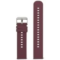PASEK GUMOWY DO ZEGARKA U27 - FIOLETOWY/SREBRNY - 22MM