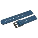 PASEK GUMOWY DO ZEGARKA U27 - GRANATOWY/CZARNY - 22MM