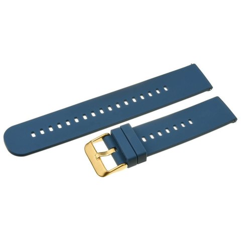 PASEK GUMOWY DO ZEGARKA U27 - GRANATOWY/ROSEGOLD - 22MM PASEK GUMOWY DO ZEGARKA U27 - GRANATOWY/ROSEGOLD - 22MM