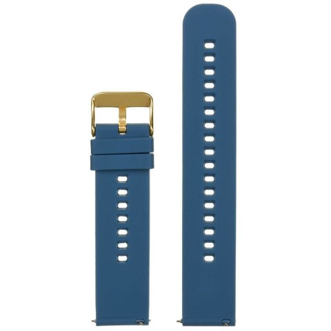 PASEK GUMOWY DO ZEGARKA U27 - GRANATOWY/ZŁOTY - 20MM PASEK GUMOWY DO ZEGARKA U27 - GRANATOWY/ZŁOTY - 20MM