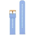 PASEK GUMOWY DO ZEGARKA U27 - JASNOFIOLETOWY/ROSEGOLD - 22MM