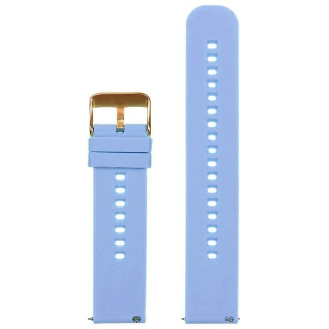 PASEK GUMOWY DO ZEGARKA U27 - JASNOFIOLETOWY/ROSEGOLD - 22MM PASEK GUMOWY DO ZEGARKA U27 - JASNOFIOLETOWY/ROSEGOLD - 22MM