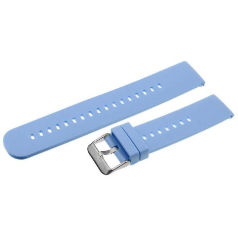 PASEK GUMOWY DO ZEGARKA U27 - JASNOFIOLETOWY/SREBRNY - 20MM PASEK GUMOWY DO ZEGARKA U27 - JASNOFIOLETOWY/SREBRNY - 20MM