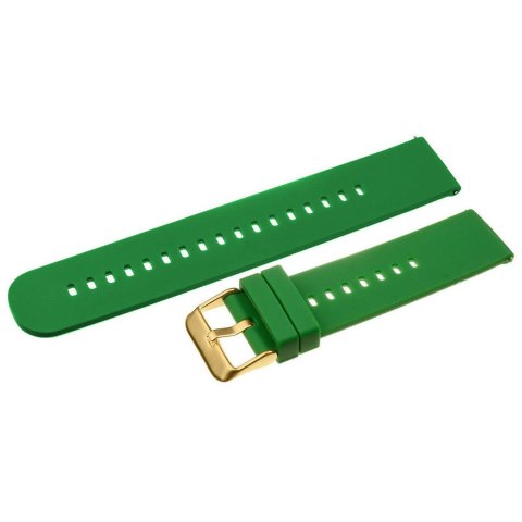 PASEK GUMOWY DO ZEGARKA U27 - ZIELONY/ZŁOTY - 18MM PASEK GUMOWY DO ZEGARKA U27 - ZIELONY/ZŁOTY - 18MM