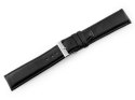 PASEK SKÓRZANY DO ZEGARKA W26 - PREMIUM - CZARNY - 22MM