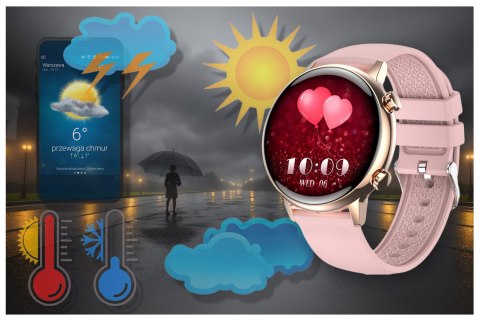 SMARTWATCH DAMSKI RUBICON RNCF09 - TRYBY SPORTOWE, MONITOR SNU (SR054A) SMARTWATCH DAMSKI RUBICON RNCF09 - TRYBY SPORTOWE, MONITOR SNU (SR054A)