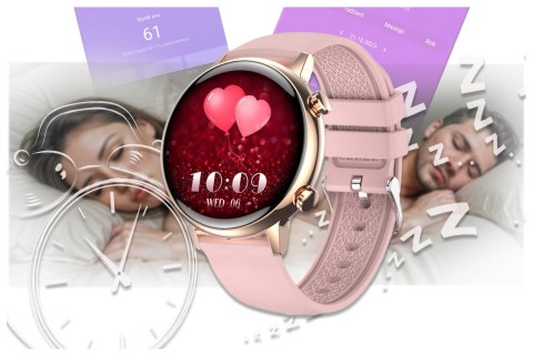 SMARTWATCH DAMSKI RUBICON RNCF09 - TRYBY SPORTOWE, MONITOR SNU (SR054A) SMARTWATCH DAMSKI RUBICON RNCF09 - TRYBY SPORTOWE, MONITOR SNU (SR054A)