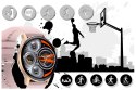 SMARTWATCH DAMSKI RUBICON RNCF10 - TRYBY SPORTOWE, MONITOR SNU (SR055B)