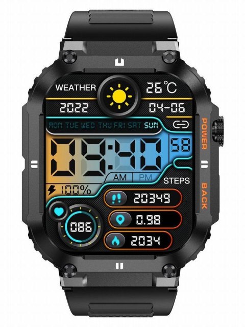 SMARTWATCH MĘSKI GRAVITY GT6-1 - WYKONYWANIE POŁĄCZEŃ, MONITOR SNU (SG020A) SMARTWATCH MĘSKI GRAVITY GT6-1 - WYKONYWANIE POŁĄCZEŃ, MONITOR SNU (SG020A)