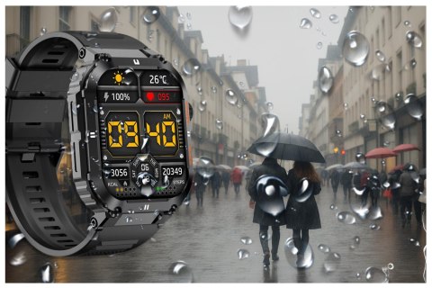 SMARTWATCH MĘSKI GRAVITY GT6-1 - WYKONYWANIE POŁĄCZEŃ, MONITOR SNU (SG020A) SMARTWATCH MĘSKI GRAVITY GT6-1 - WYKONYWANIE POŁĄCZEŃ, MONITOR SNU (SG020A)