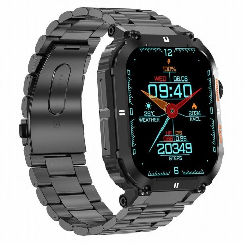 SMARTWATCH MĘSKI GRAVITY GT6-2 - WYKONYWANIE POŁĄCZEŃ, MONITOR SNU (SG020B) SMARTWATCH MĘSKI GRAVITY GT6-2 - WYKONYWANIE POŁĄCZEŃ, MONITOR SNU (SG020B)