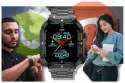 SMARTWATCH MĘSKI GRAVITY GT6-2 - WYKONYWANIE POŁĄCZEŃ, MONITOR SNU (SG020B)