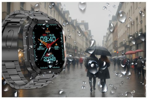 SMARTWATCH MĘSKI GRAVITY GT6-2 - WYKONYWANIE POŁĄCZEŃ, MONITOR SNU (SG020B) SMARTWATCH MĘSKI GRAVITY GT6-2 - WYKONYWANIE POŁĄCZEŃ, MONITOR SNU (SG020B)