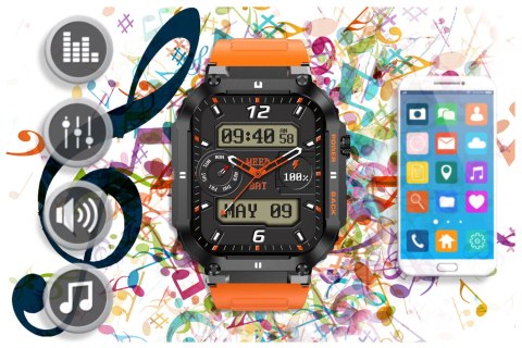 SMARTWATCH MĘSKI GRAVITY GT6-3 - WYKONYWANIE POŁĄCZEŃ, MONITOR SNU (SG020C) SMARTWATCH MĘSKI GRAVITY GT6-3 - WYKONYWANIE POŁĄCZEŃ, MONITOR SNU (SG020C)