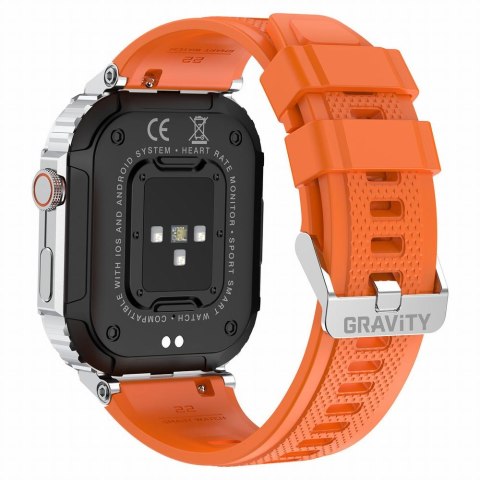 SMARTWATCH MĘSKI GRAVITY GT6-4 - WYKONYWANIE POŁĄCZEŃ, MONITOR SNU (SG020D) SMARTWATCH MĘSKI GRAVITY GT6-4 - WYKONYWANIE POŁĄCZEŃ, MONITOR SNU (SG020D)