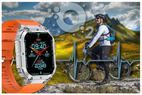 SMARTWATCH MĘSKI GRAVITY GT6-4 - WYKONYWANIE POŁĄCZEŃ, MONITOR SNU (SG020D) SMARTWATCH MĘSKI GRAVITY GT6-4 - WYKONYWANIE POŁĄCZEŃ, MONITOR SNU (SG020D)