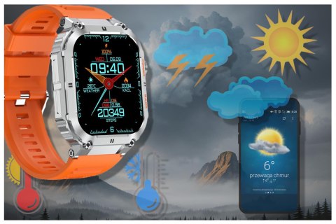SMARTWATCH MĘSKI GRAVITY GT6-4 - WYKONYWANIE POŁĄCZEŃ, MONITOR SNU (SG020D) SMARTWATCH MĘSKI GRAVITY GT6-4 - WYKONYWANIE POŁĄCZEŃ, MONITOR SNU (SG020D)