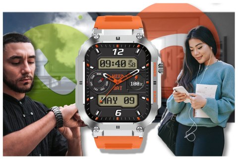 SMARTWATCH MĘSKI GRAVITY GT6-4 - WYKONYWANIE POŁĄCZEŃ, MONITOR SNU (SG020D) SMARTWATCH MĘSKI GRAVITY GT6-4 - WYKONYWANIE POŁĄCZEŃ, MONITOR SNU (SG020D)
