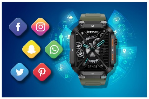 SMARTWATCH MĘSKI GRAVITY GT6-6 - WYKONYWANIE POŁĄCZEŃ, MONITOR SNU (SG020F) SMARTWATCH MĘSKI GRAVITY GT6-6 - WYKONYWANIE POŁĄCZEŃ, MONITOR SNU (SG020F)