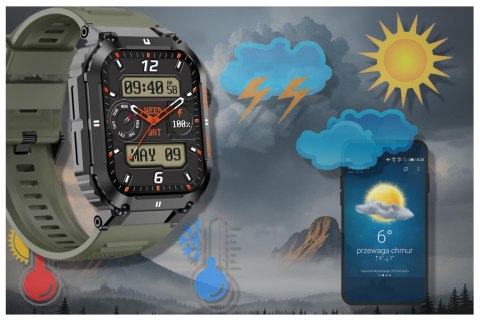 SMARTWATCH MĘSKI GRAVITY GT6-6 - WYKONYWANIE POŁĄCZEŃ, MONITOR SNU (SG020F) SMARTWATCH MĘSKI GRAVITY GT6-6 - WYKONYWANIE POŁĄCZEŃ, MONITOR SNU (SG020F)