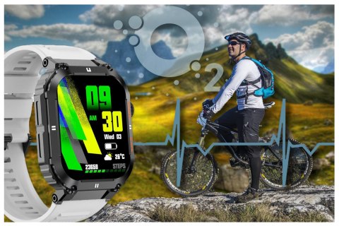 SMARTWATCH MĘSKI GRAVITY GT6-8 - WYKONYWANIE POŁĄCZEŃ, MONITOR SNU (SG020H) SMARTWATCH MĘSKI GRAVITY GT6-8 - WYKONYWANIE POŁĄCZEŃ, MONITOR SNU (SG020H)