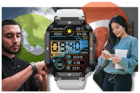 SMARTWATCH MĘSKI GRAVITY GT6-8 - WYKONYWANIE POŁĄCZEŃ, MONITOR SNU (SG020H) SMARTWATCH MĘSKI GRAVITY GT6-8 - WYKONYWANIE POŁĄCZEŃ, MONITOR SNU (SG020H)