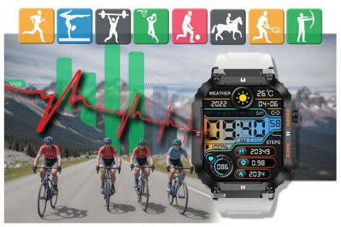 SMARTWATCH MĘSKI GRAVITY GT6-8 - WYKONYWANIE POŁĄCZEŃ, MONITOR SNU (SG020H) SMARTWATCH MĘSKI GRAVITY GT6-8 - WYKONYWANIE POŁĄCZEŃ, MONITOR SNU (SG020H)