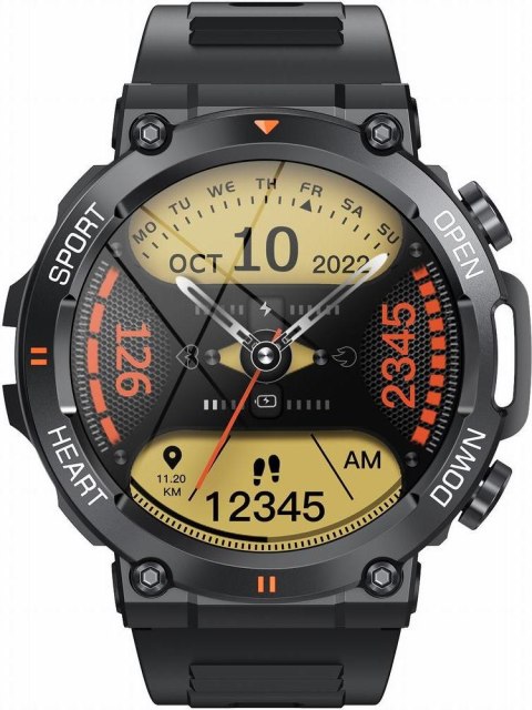 SMARTWATCH MĘSKI GRAVITY GT7-1 PRO - WYKONYWANIE POŁĄCZEŃ, PULSOKSYMETR (SG018A) SMARTWATCH MĘSKI GRAVITY GT7-1 PRO - WYKONYWANIE POŁĄCZEŃ, PULSOKSYMETR (SG018A)