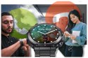 SMARTWATCH MĘSKI GRAVITY GT7-2 PRO - WYKONYWANIE POŁĄCZEŃ, PULSOKSYMETR (SG018B)