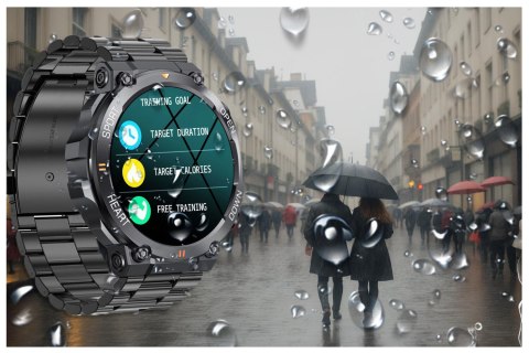 SMARTWATCH MĘSKI GRAVITY GT7-2 PRO - WYKONYWANIE POŁĄCZEŃ, PULSOKSYMETR (SG018B) SMARTWATCH MĘSKI GRAVITY GT7-2 PRO - WYKONYWANIE POŁĄCZEŃ, PULSOKSYMETR (SG018B)