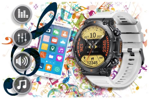 SMARTWATCH MĘSKI GRAVITY GT7-6 PRO - WYKONYWANIE POŁĄCZEŃ, PULSOKSYMETR (SG018F) SMARTWATCH MĘSKI GRAVITY GT7-6 PRO - WYKONYWANIE POŁĄCZEŃ, PULSOKSYMETR (SG018F)