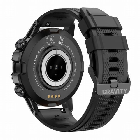 SMARTWATCH MĘSKI GRAVITY GT9-1 - WYKONYWANIE POŁĄCZEŃ, CIŚNIENIOMIERZ (SG021A) SMARTWATCH MĘSKI GRAVITY GT9-1 - WYKONYWANIE POŁĄCZEŃ, CIŚNIENIOMIERZ (SG021A)