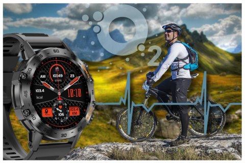 SMARTWATCH MĘSKI GRAVITY GT9-1 - WYKONYWANIE POŁĄCZEŃ, CIŚNIENIOMIERZ (SG021A) SMARTWATCH MĘSKI GRAVITY GT9-1 - WYKONYWANIE POŁĄCZEŃ, CIŚNIENIOMIERZ (SG021A)