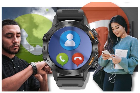 SMARTWATCH MĘSKI GRAVITY GT9-1 - WYKONYWANIE POŁĄCZEŃ, CIŚNIENIOMIERZ (SG021A) SMARTWATCH MĘSKI GRAVITY GT9-1 - WYKONYWANIE POŁĄCZEŃ, CIŚNIENIOMIERZ (SG021A)