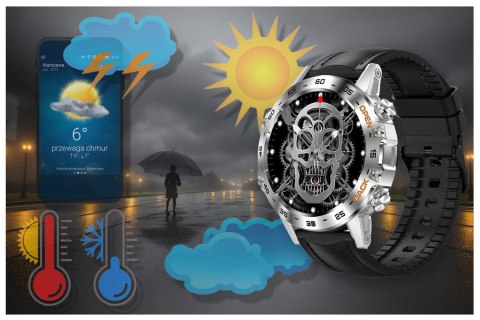 SMARTWATCH MĘSKI GRAVITY GT9-6 - WYKONYWANIE POŁĄCZEŃ, CIŚNIENIOMIERZ (SG021F) SMARTWATCH MĘSKI GRAVITY GT9-6 - WYKONYWANIE POŁĄCZEŃ, CIŚNIENIOMIERZ (SG021F)