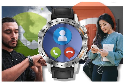SMARTWATCH MĘSKI GRAVITY GT9-6 - WYKONYWANIE POŁĄCZEŃ, CIŚNIENIOMIERZ (SG021F) SMARTWATCH MĘSKI GRAVITY GT9-6 - WYKONYWANIE POŁĄCZEŃ, CIŚNIENIOMIERZ (SG021F)
