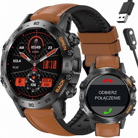 SMARTWATCH MĘSKI GRAVITY GT9-7 - WYKONYWANIE POŁĄCZEŃ, CIŚNIENIOMIERZ (SG021G) SMARTWATCH MĘSKI GRAVITY GT9-7 - WYKONYWANIE POŁĄCZEŃ, CIŚNIENIOMIERZ (SG021G)