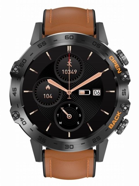 SMARTWATCH MĘSKI GRAVITY GT9-7 - WYKONYWANIE POŁĄCZEŃ, CIŚNIENIOMIERZ (SG021G) SMARTWATCH MĘSKI GRAVITY GT9-7 - WYKONYWANIE POŁĄCZEŃ, CIŚNIENIOMIERZ (SG021G)