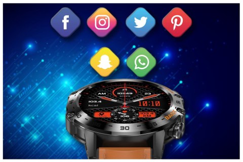 SMARTWATCH MĘSKI GRAVITY GT9-7 - WYKONYWANIE POŁĄCZEŃ, CIŚNIENIOMIERZ (SG021G) SMARTWATCH MĘSKI GRAVITY GT9-7 - WYKONYWANIE POŁĄCZEŃ, CIŚNIENIOMIERZ (SG021G)