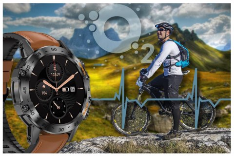 SMARTWATCH MĘSKI GRAVITY GT9-7 - WYKONYWANIE POŁĄCZEŃ, CIŚNIENIOMIERZ (SG021G) SMARTWATCH MĘSKI GRAVITY GT9-7 - WYKONYWANIE POŁĄCZEŃ, CIŚNIENIOMIERZ (SG021G)